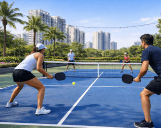Kalpataru Parkcity Estella Pickle Ball court