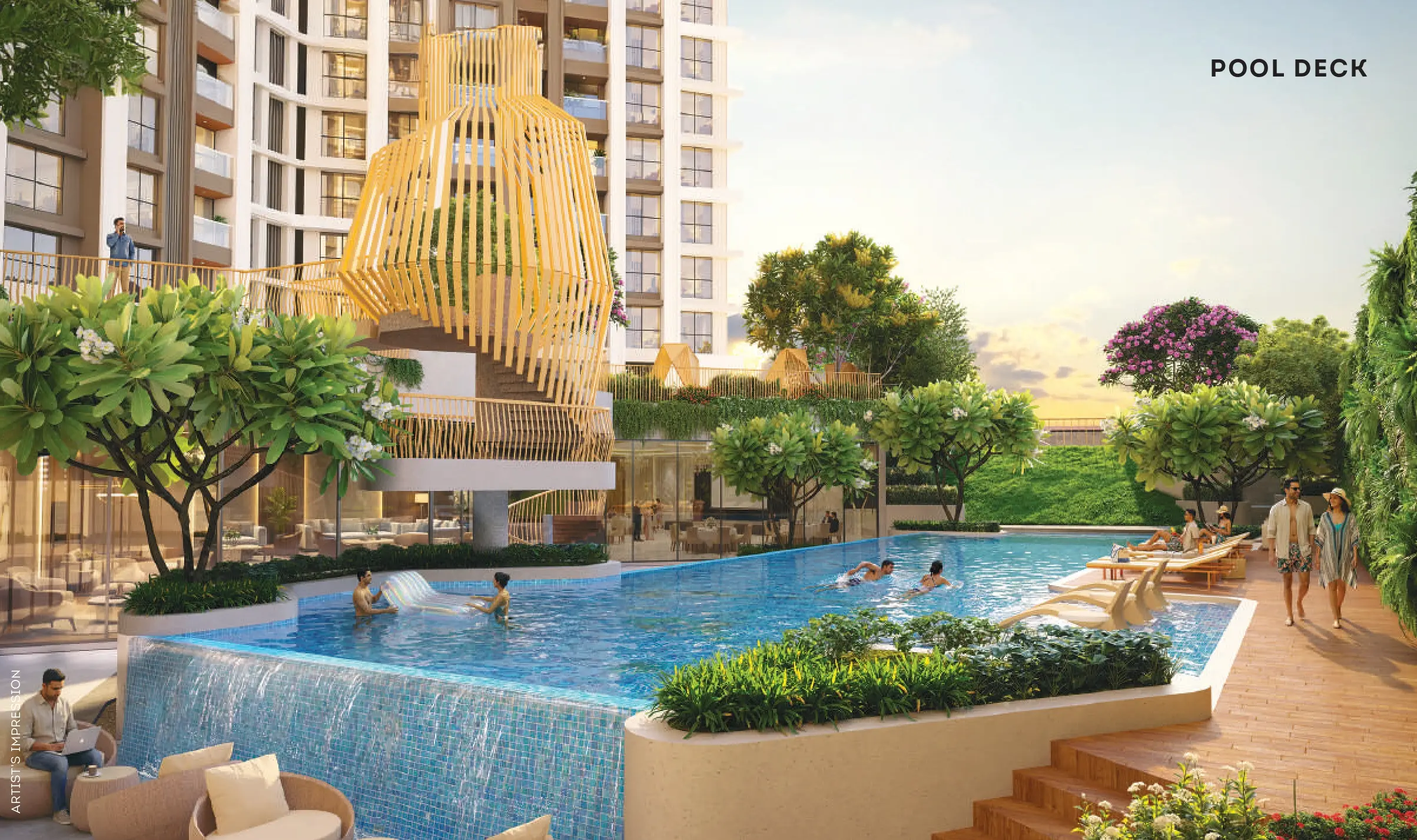Kalpataru Parkcity Estella Infinity Pool